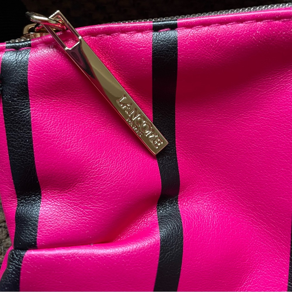 HP Pink & Black Upcycled Crossbody Bag - Picture 7 of 8